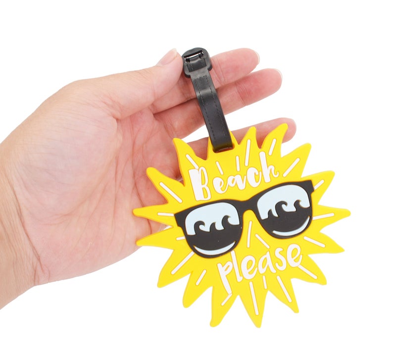 OVOV Luggage Tags for Suitcases 4 Pack Cute Luggage Tags for Women Personalized Address Card Label with Loop - Image 4